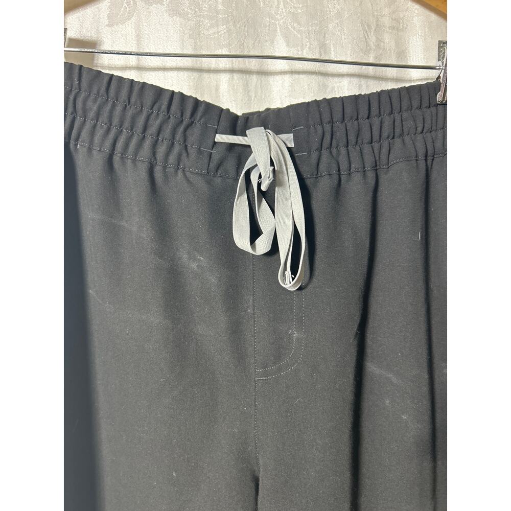 Figs Scrub Pants Joggers XXL Black Cargo Uman Relaxed Cuffed Elastic Waist - Picture 4 of 15